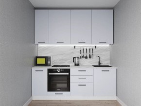 Кухонный гарнитур Смоки 2200 h950 (Стол. 38 мм) в Сургуте - surgut.mebel24.online | фото