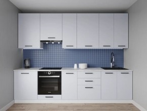 Кухонный гарнитур Смоки 2400 h950 (Стол. 26мм) в Сургуте - surgut.mebel24.online | фото