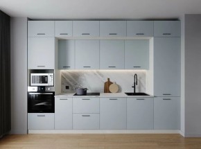 Кухонный гарнитур Смоки 3400 (Стол. 38мм) в Сургуте - surgut.mebel24.online | фото