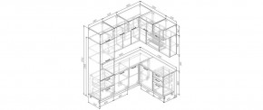 Кухонный гарнитур Старое Дерево 2200*1700 (Стол. 26мм) в Сургуте - surgut.mebel24.online | фото 2