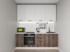 Кухонный гарнитур Старое Дерево 2200 h950 (Стол. 26мм) в Сургуте - surgut.mebel24.online | фото