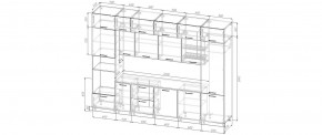 Кухонный гарнитур Старое Дерево 3400 (Стол. 26мм) в Сургуте - surgut.mebel24.online | фото 2