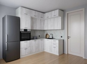 Кухонный гарнитур угловой Пайн 2200*1700 (Стол. 38мм) в Сургуте - surgut.mebel24.online | фото