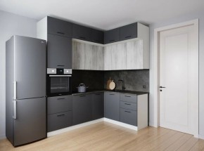 Кухонный гарнитур угловой Санторини 2200*1700 (Стол. 38мм) в Сургуте - surgut.mebel24.online | фото