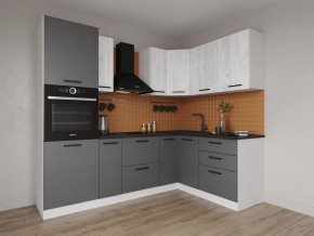 Кухонный гарнитур угловой Санторини 2400*1600 (Стол. 26мм) в Сургуте - surgut.mebel24.online | фото 1