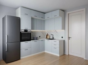 Кухонный гарнитур угловой Смоки 2200*1700 (Стол. 38мм) в Сургуте - surgut.mebel24.online | фото