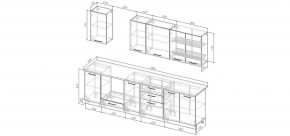 Кухонный гарнитур Умбра 2800 (Стол. 26мм) в Сургуте - surgut.mebel24.online | фото 2