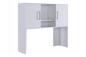 ЛАЙТ 2 Надстройка стола компьютерного (1200) белый в Сургуте - surgut.mebel24.online | фото