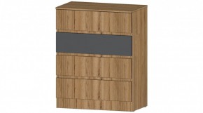 ЛЕНОРА Комод 4 ящика (графит) в Сургуте - surgut.mebel24.online | фото