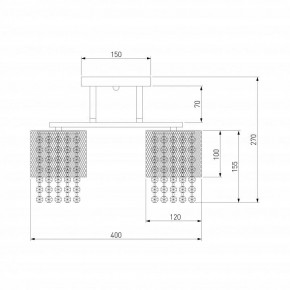 Люстра на штанге Eurosvet Bonnie 30137/3 золото в Сургуте - surgut.mebel24.online | фото 4