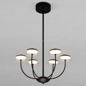 Люстра на штанге Eurosvet Fungo 50388 LED черный в Сургуте - surgut.mebel24.online | фото