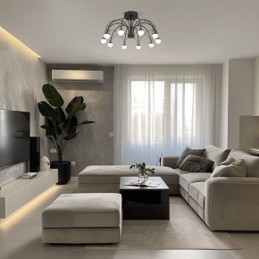 Люстра на штанге Eurosvet Ragno 90035/10 LED черный в Сургуте - surgut.mebel24.online | фото 5