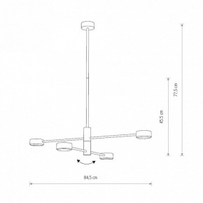 Люстра на штанге Nowodvorski Orbit 7941 в Сургуте - surgut.mebel24.online | фото 2