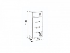 Мармарис (гостиная) М10 Комод малый в Сургуте - surgut.mebel24.online | фото 2