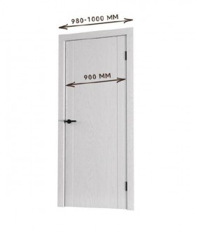 Межкомнатная дверь Bolivar Каньон браун (комплект) 900 в Сургуте - surgut.mebel24.online | фото