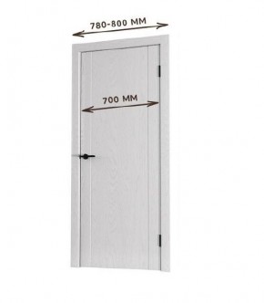 Межкомнатная дверь Bolivar Роялвуд белый (комплект) 700 в Сургуте - surgut.mebel24.online | фото