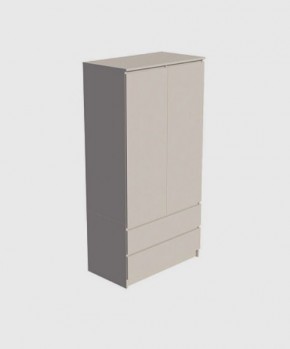 МОРИ МШ 900.1 Шкаф с 2-мя дв. и 2-мя ящ. (Сатин) в Сургуте - surgut.mebel24.online | фото 2