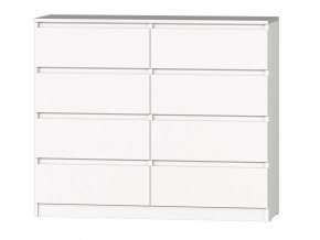 МС "Хилтон" Комод №3 1200 (8 ящ.) белый текстурный в Сургуте - surgut.mebel24.online | фото 2