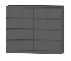 МС "Хилтон" Комод №3 1200 (8 ящ.) графит в Сургуте - surgut.mebel24.online | фото 2