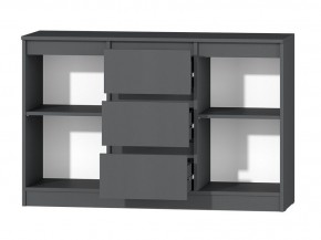 МС "Хилтон" Комод №4 1200 (графит) в Сургуте - surgut.mebel24.online | фото 3
