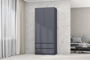 МС "Хилтон" Шкаф №3 900 (Графит) в Сургуте - surgut.mebel24.online | фото