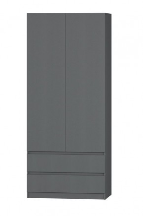 МС "Хилтон" Шкаф №3 900 (Графит) в Сургуте - surgut.mebel24.online | фото 2