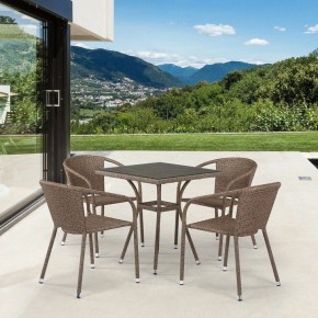 Набор уличный T282BNT/Y137C-W56 Light Brown 4Pcs в Сургуте - surgut.mebel24.online | фото 2