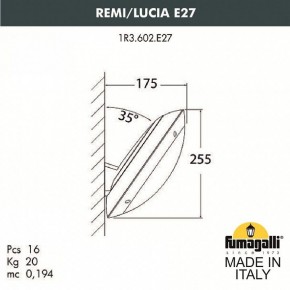 Накладной светильник Fumagalli Lucia 1R3.602.000.AYE27 в Сургуте - surgut.mebel24.online | фото 2