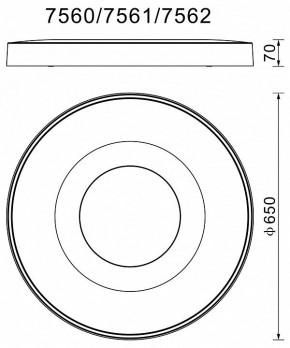 Накладной светильник Mantra Coin 7561 в Сургуте - surgut.mebel24.online | фото 3