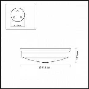 Накладной светильник Odeon Light Marsei 4824/4C в Сургуте - surgut.mebel24.online | фото 4