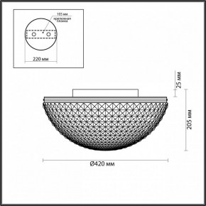 Накладной светильник Odeon Light Pirsa 4937/4C в Сургуте - surgut.mebel24.online | фото 3