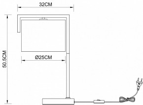 Настольная лампа декоративная Arte Lamp Aperol A5031LT-1PB в Сургуте - surgut.mebel24.online | фото 3