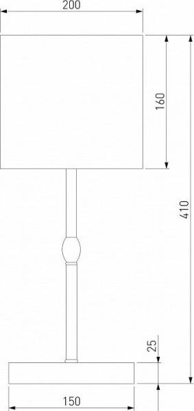 Настольная лампа декоративная Eurosvet Notturno 01162/1 черный в Сургуте - surgut.mebel24.online | фото 4