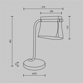 Настольная лампа декоративная Maytoni Cabaret MOD170TL-L8BS3K в Сургуте - surgut.mebel24.online | фото 7