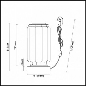 Настольная лампа декоративная Odeon Light Jam 5408/10TL в Сургуте - surgut.mebel24.online | фото 4