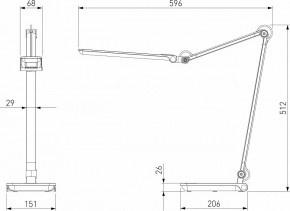 Настольная лампа офисная Elektrostandard Great a065289 в Сургуте - surgut.mebel24.online | фото 4