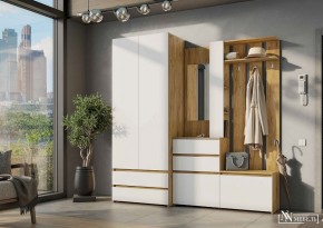 НЕКСТ 1 Вешалка с зеркалом + Шкаф 2-х ств. с ящиками в Сургуте - surgut.mebel24.online | фото