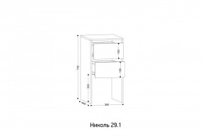 НИКОЛЬ 25 Шкаф 5-ти створчатый в Сургуте - surgut.mebel24.online | фото 7