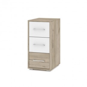 ОЛИВИЯ О62 Комод-тумба (дуб серый/белый) в Сургуте - surgut.mebel24.online | фото