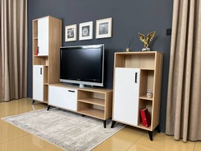 ОСКАР TRIO Гостиная (дуб золотой/белый) в Сургуте - surgut.mebel24.online | фото 3