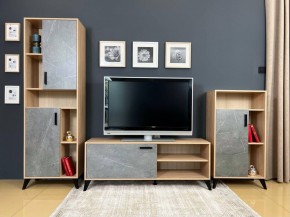 ОСКАР TRIO Гостиная (дуб золотой/каспий темный) в Сургуте - surgut.mebel24.online | фото 2