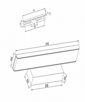 Подсветка для картины Maytoni Gleam MIR005WL-L16B в Сургуте - surgut.mebel24.online | фото 3