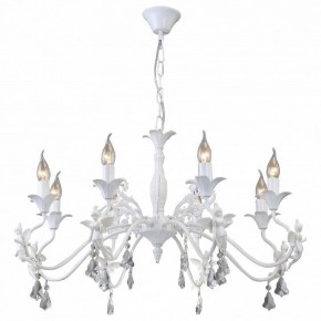 Подвесная люстра Arte Lamp Angelina A5349LM-8WH в Сургуте - surgut.mebel24.online | фото 3