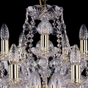 Подвесная люстра Bohemia Ivele Crystal 1411 1411/10+5/240/G/Balls в Сургуте - surgut.mebel24.online | фото 4