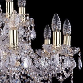 Подвесная люстра Bohemia Ivele Crystal 1411 1411/10+5/240/G/Leafs в Сургуте - surgut.mebel24.online | фото 2