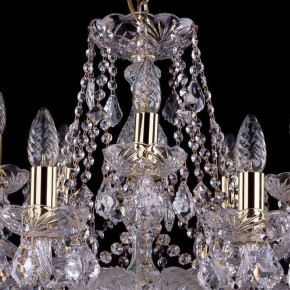 Подвесная люстра Bohemia Ivele Crystal 1413 1413/10+5/300/G/Leafs в Сургуте - surgut.mebel24.online | фото 4