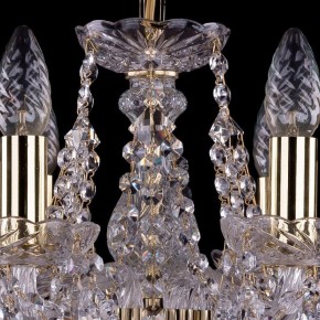 Подвесная люстра Bohemia Ivele Crystal 1413 1413/6/141/G/Leafs в Сургуте - surgut.mebel24.online | фото 4