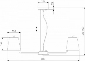 Подвесная люстра Eurosvet Amaretto 60155/8 хром в Сургуте - surgut.mebel24.online | фото 5