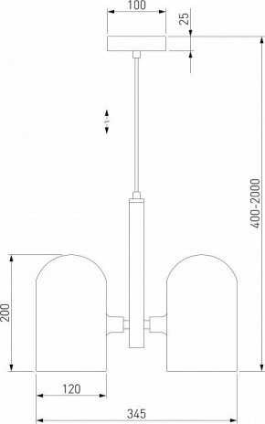 Подвесная люстра Eurosvet Bambola 50357/3 латунь в Сургуте - surgut.mebel24.online | фото 4