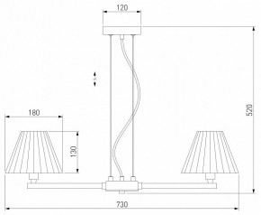 Подвесная люстра Eurosvet Peony 60136/6 хром/графит в Сургуте - surgut.mebel24.online | фото 5